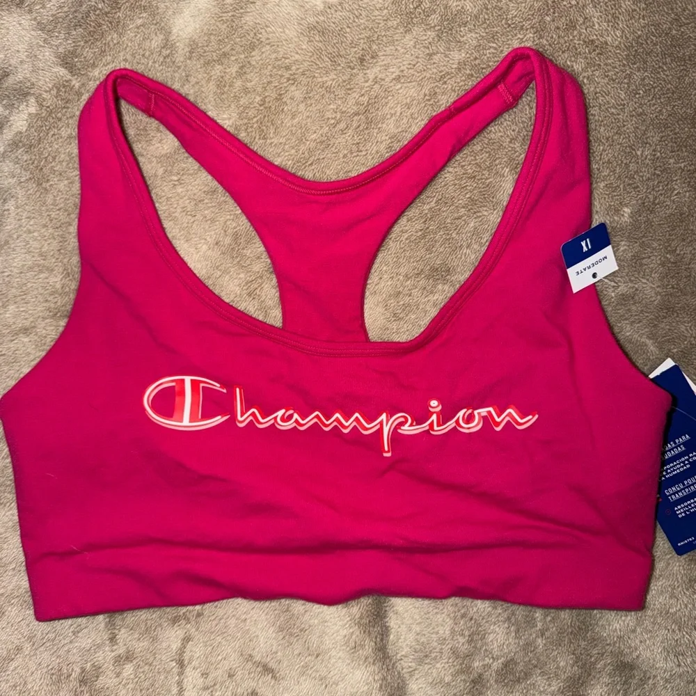 Champion Women's Vibrant Pink Sports Bra - Picture 1 of 4